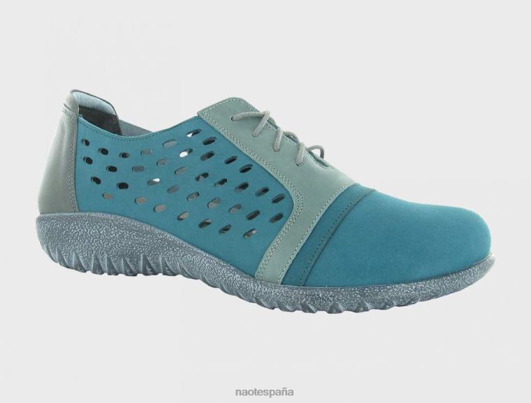 calzado NAOT mujer lalo verde azulado nubuck verde mar gris estaño 6N0Z275