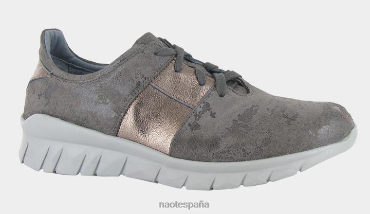 calzado NAOT mujer zumbido gamuza mármol gris cobre radiante lthr 6N0Z89
