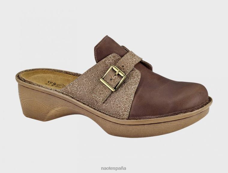 calzado NAOT mujer Aviñón marrón silla de montar paisley marrón 6N0Z532