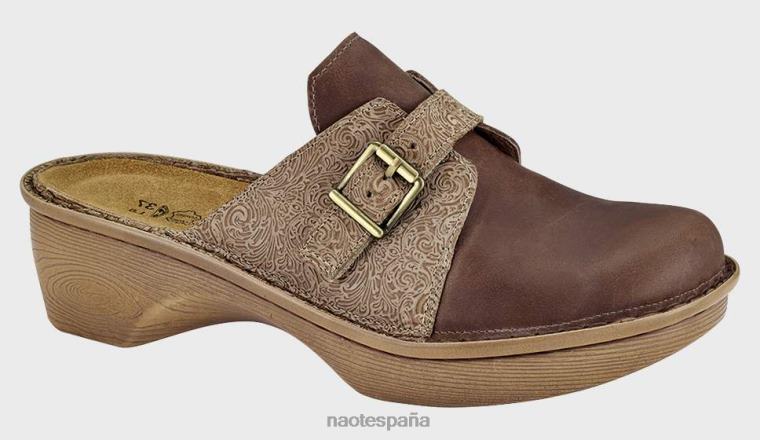 calzado NAOT mujer Aviñón marrón silla de montar paisley marrón 6N0Z532