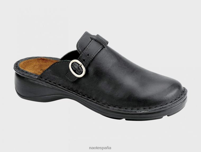 calzado NAOT mujer aster cuero negro mate 6N0Z562