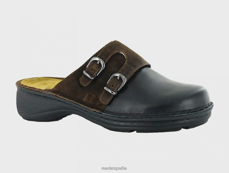 calzado NAOT mujer leilani gamuza marrón foca cuervo negro 6N0Z442