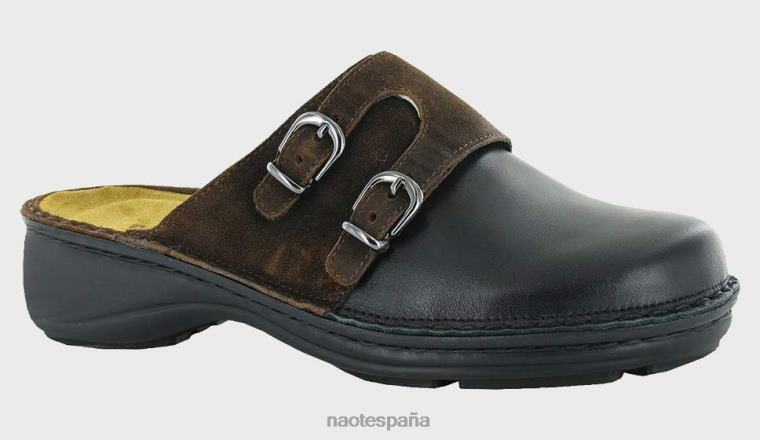 calzado NAOT mujer leilani gamuza marrón foca cuervo negro 6N0Z442