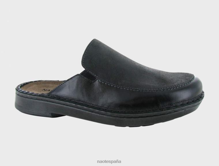 calzado NAOT mujer procida madras negro lthr/gamuza medianoche aceitosa 6N0Z181