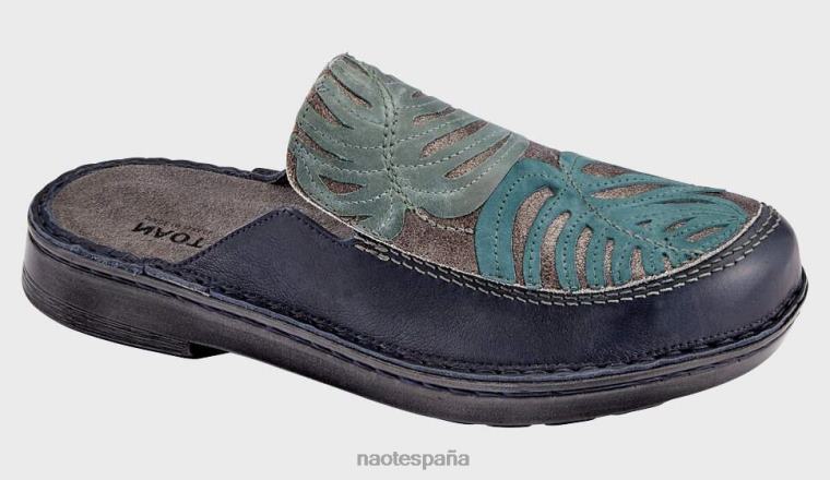 calzado NAOT mujer zafra tinta suave lthr/gris brillante lthr/verde azulado nubuck verde mar lthr 6N0Z506